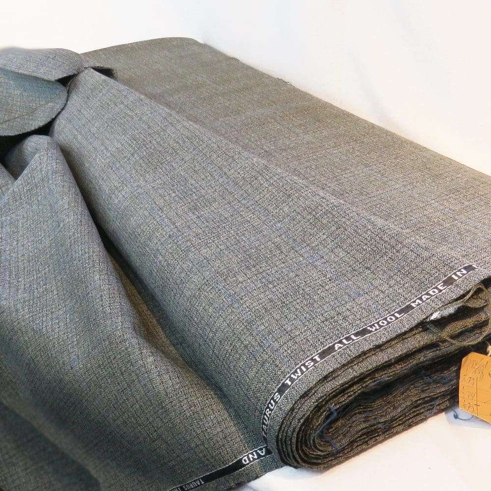 Vintage Uld "Taurus Twist " Blå Tern - Billede 3