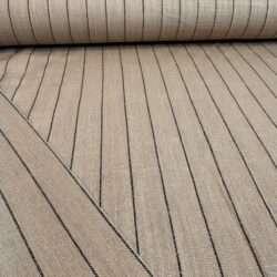 Stribet Hør Viscose Blanding Pin Stripe Belezza